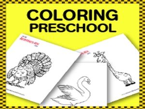 Preschool Coloring Pages	