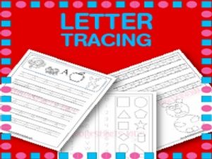 Letter Tracing Worksheets For Preschool