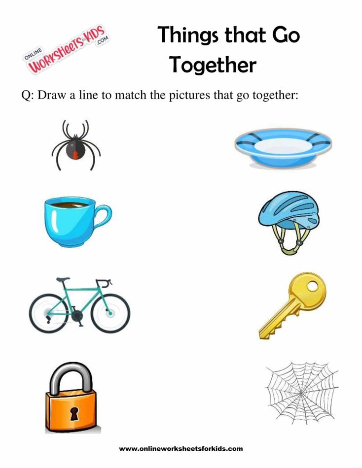 Connect The Objects That Go Together 6