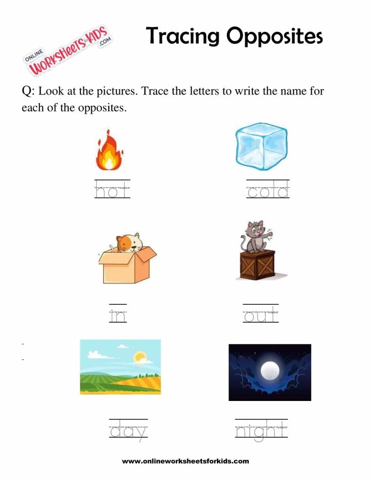 Write The Opposite Word 5